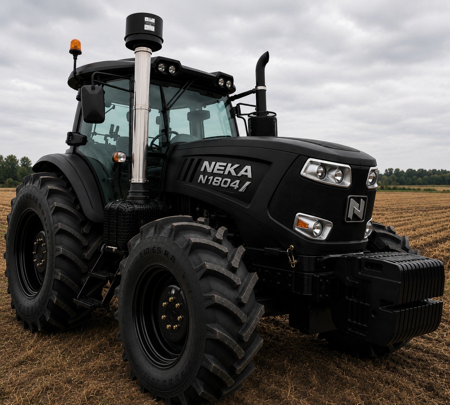 Representación generada de un tractor de la línea NEKA de 100 a 180 HP